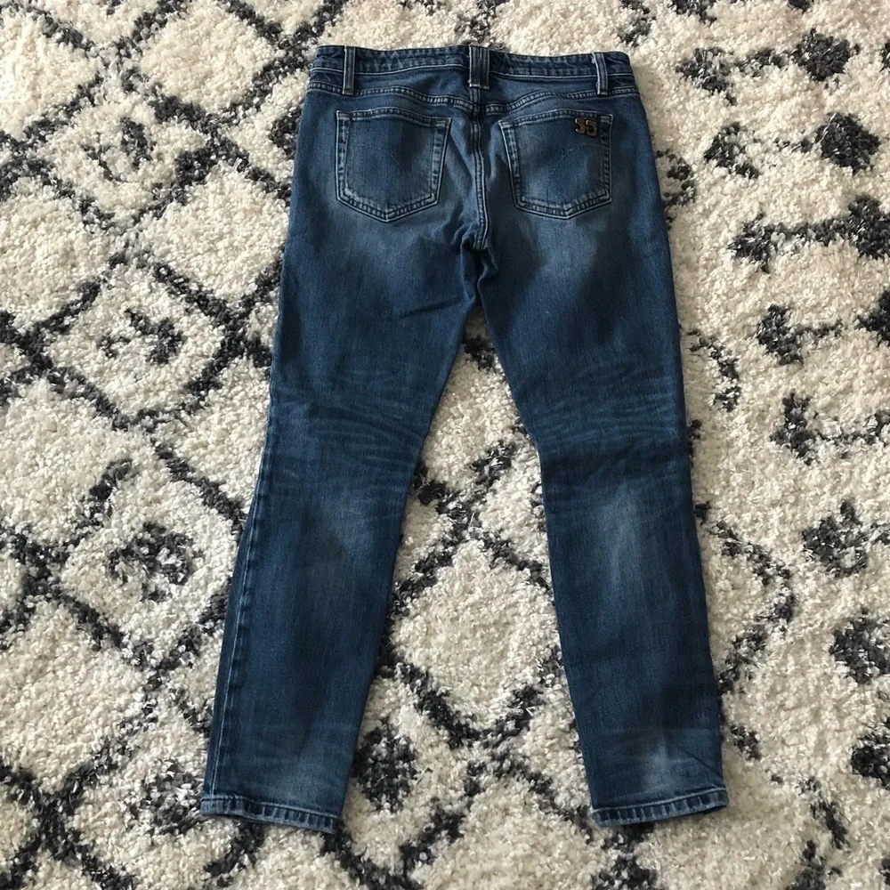 Joe's Jeans Billie Ankle Boyfriend Slim Womens Sz 26 Destroyed Grunge Skater